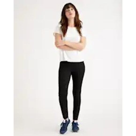 Quince Pants - Ultra-Stretch Ponte Skinny Pant Black L